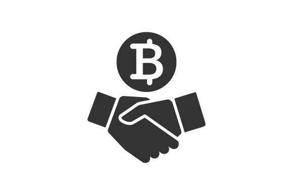 Bitcoin Deal Icon Graphics