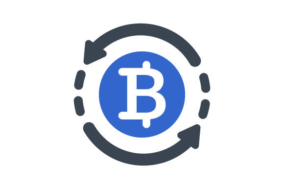 Bitcoin Refund Icon Graphic Design Review