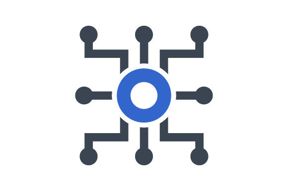 Connection Network Icon Enhances Visual Storytelling