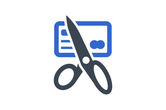 Debt Free Icon Graphics for Crafters