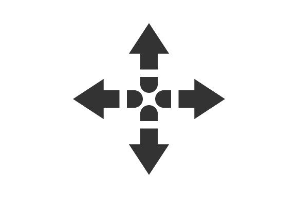 Expand Arrow Icon Graphics for Digital Sellers