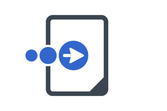 File Input Icon: A Modern Graphic Design Asset for Content Publishers