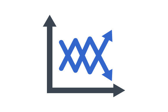 Intersect Graph Icon Graphics for Digital Sellers