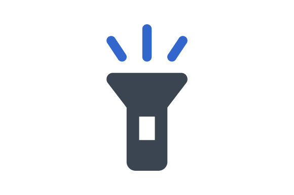 Lighting Up Design: Flashlight, Light Icon