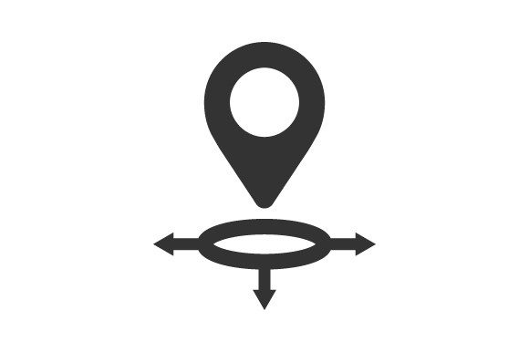 Location Direction Icon Graphics for Modern Web Design