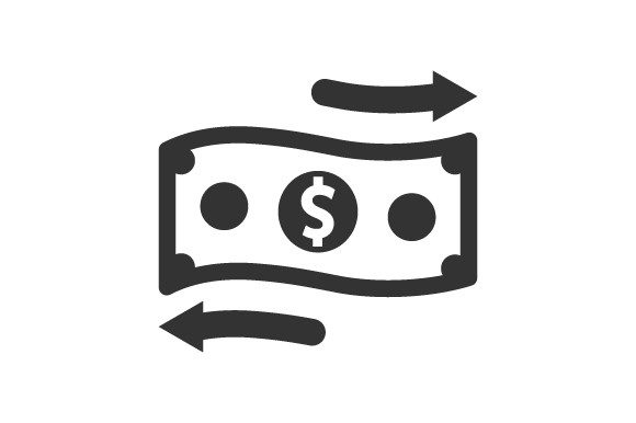 Money Exchange Icon: A Graphic Asset for Local Branding