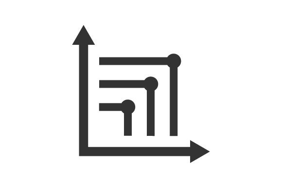 Profit Progress Graph Icon: A Graphic Asset for Modern Branding
