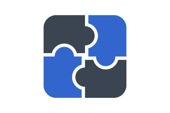 Puzzle Game Icon Graphic Asset