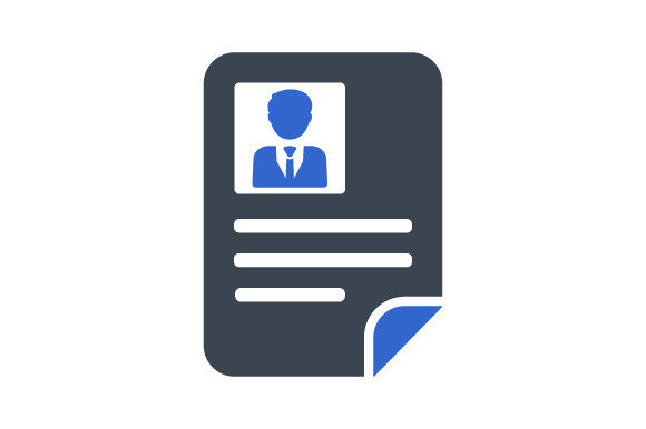 Resume Icon for Modern Graphics