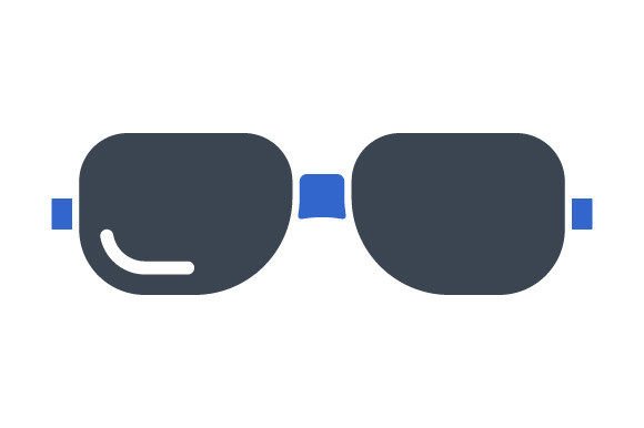 Sun Glass, Accessory Icon