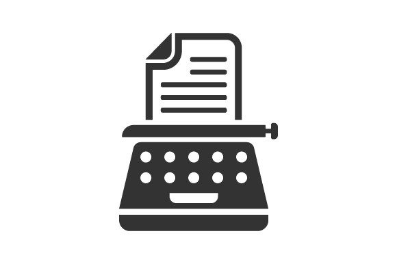 Typewriter Icon: A Graphic Designer’s Perspective