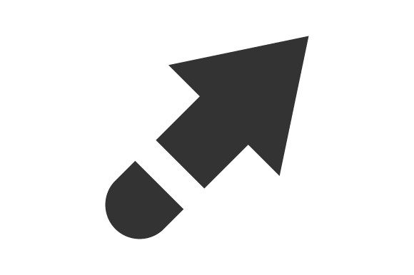 Up Right Arrow Icon: A Versatile Graphic Asset