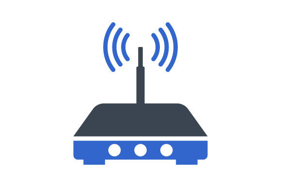 WiFi Router Icon Graphics
